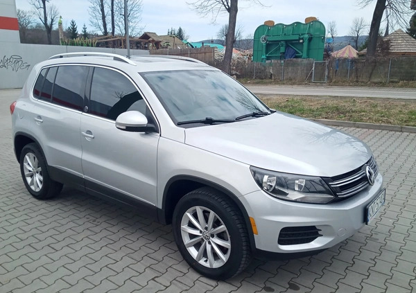 Volkswagen Tiguan cena 67989 przebieg: 166000, rok produkcji 2017 z Kraków małe 254
